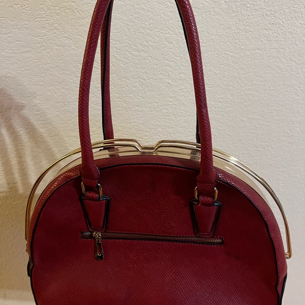 Elegant Red Women's Handbag